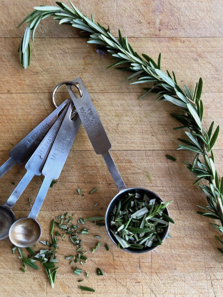 Fresh Rosemary to Make the Roasted Nuts Savory