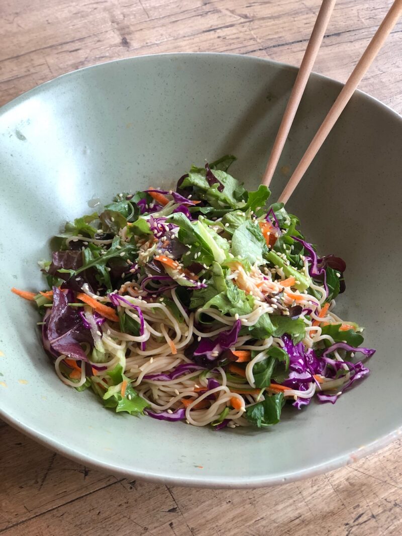 Vegan Ramen Noodle Salad - Tastefully Plant Based