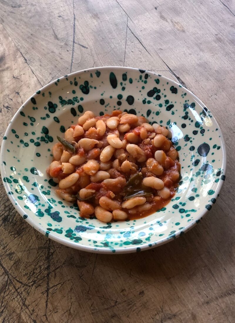 Uccelletto Beans -Tuscan White Beans in Tomato Sauce