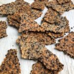 homemade seeded crackers.